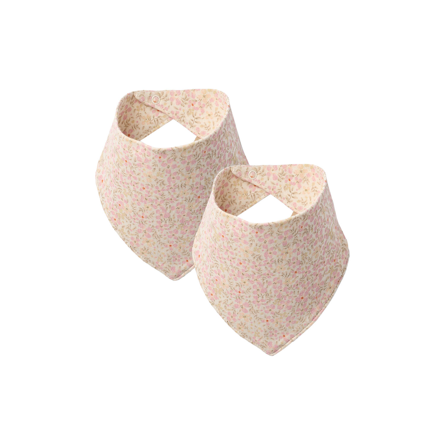 2 Bib Eden, coral flowers