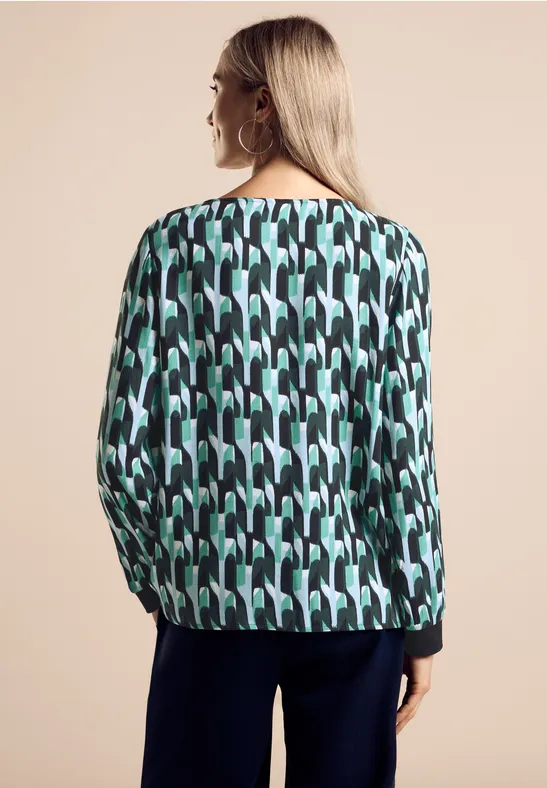 Bedruckte Bluse