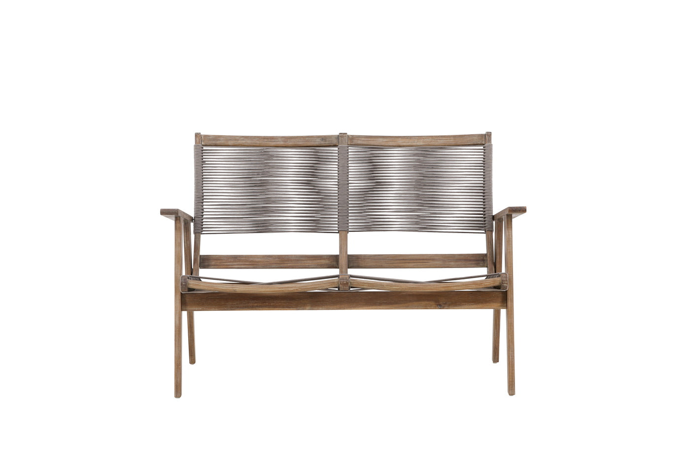 Fjôrd - 2-Zitsbank Bruin Hout - 120x72x88cm - Little John