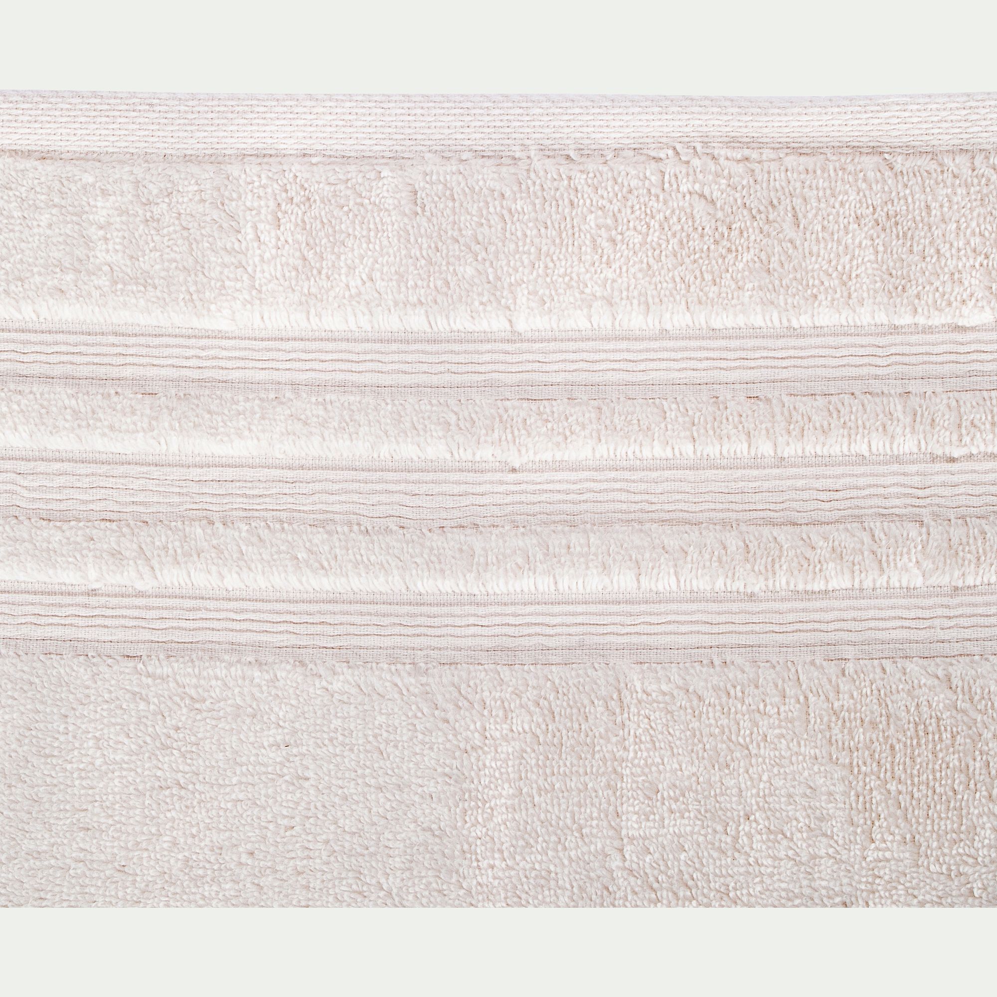 NOUN - Drap de douche bouclette en coton - blanc ventoux 70x140cm