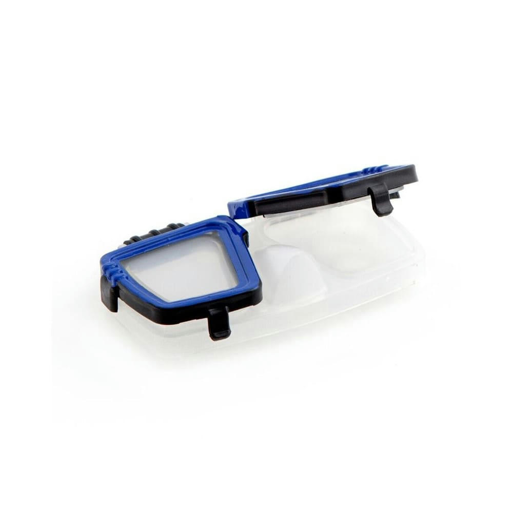 - Boite à lentilles de contact masque de plongée plastique bleu