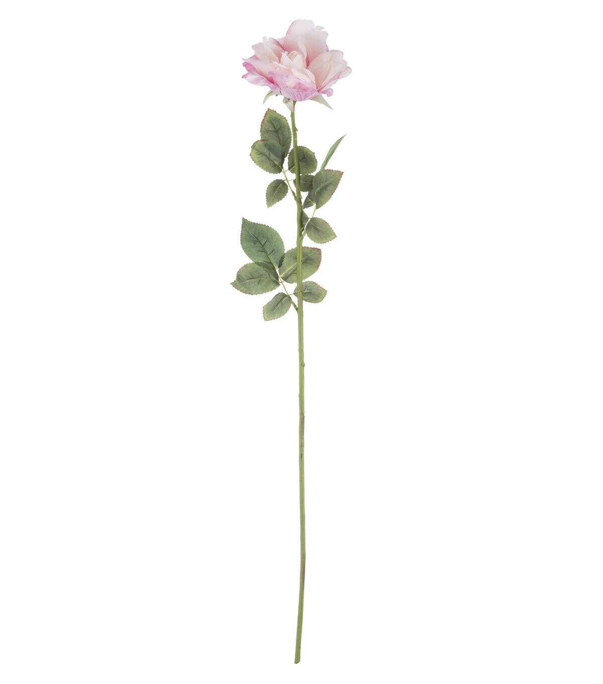 30.5 Pink Open Rose Stem by Bloom Room