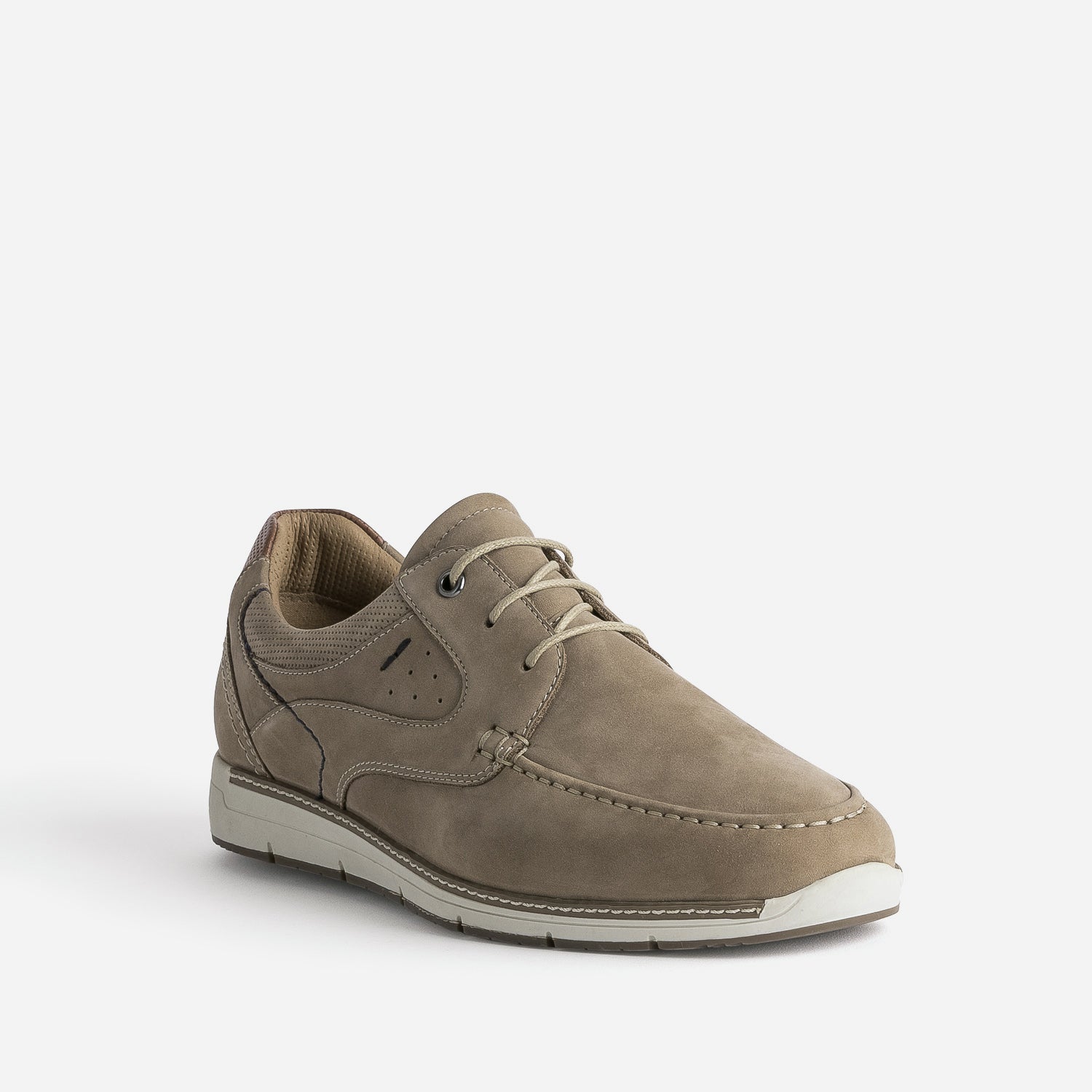 Derby FRANCE ARNO beige cuir nubuck
