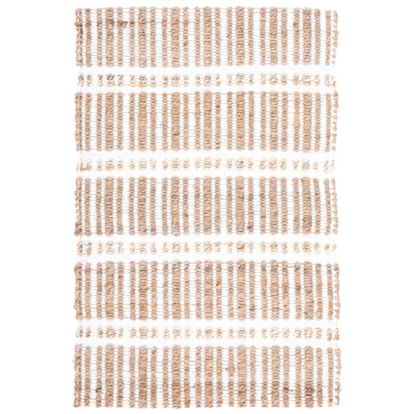 SAFAVIEH Handmade Natural Fiber Souheir Geometric Seagrass Rug