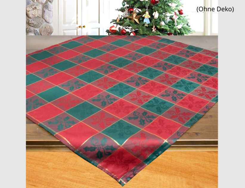 Tischdecke Karo Rot, Grün