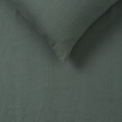 NNEDSZ Vintage Design Homewares Sea Green 100% Hemp Sheet Set Queen