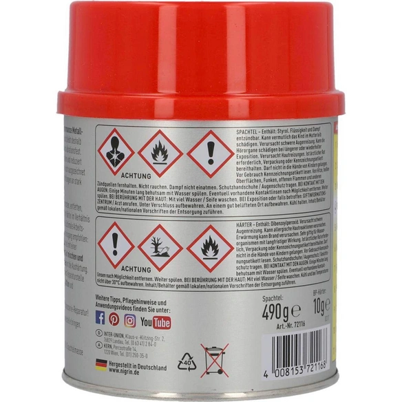 Metall-Spachtel, 500 g