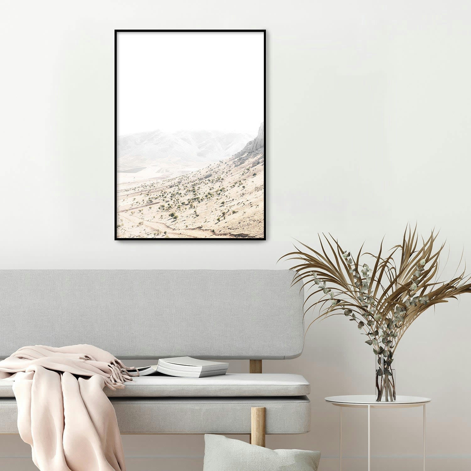 DESIERTO - Affiche avec cadre noir - Calima - 30x40