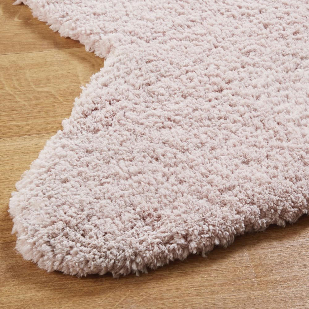 - Tapis enfant étoile rose 100x100