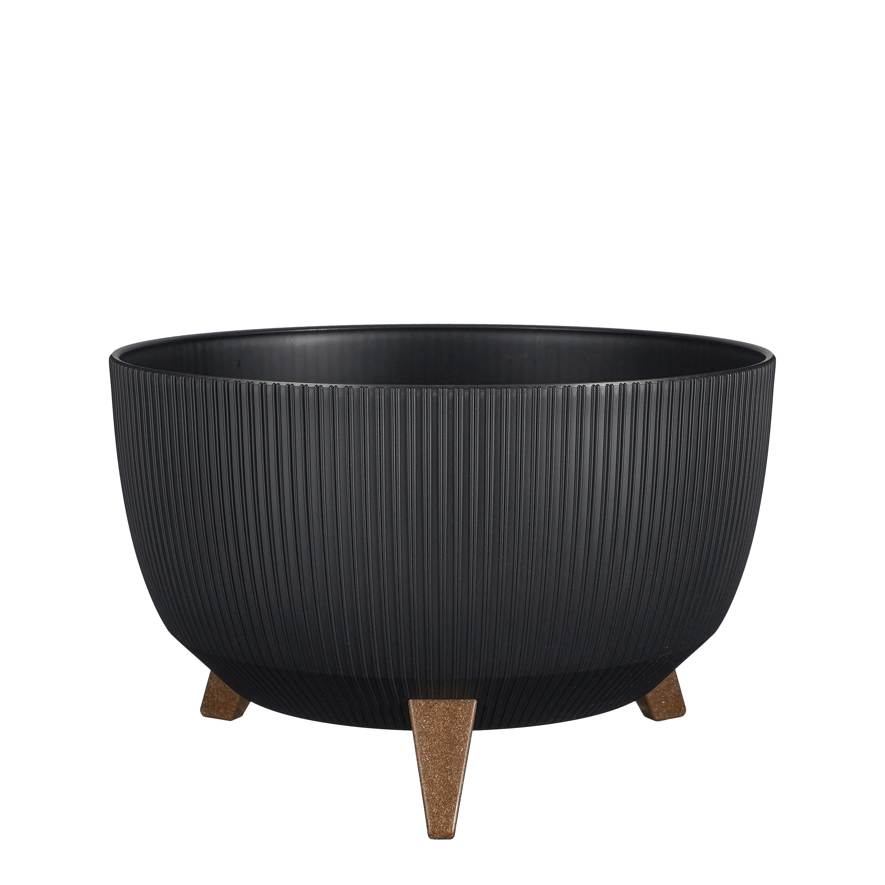 DOPPIO - Cache-pot avec pieds noir D40