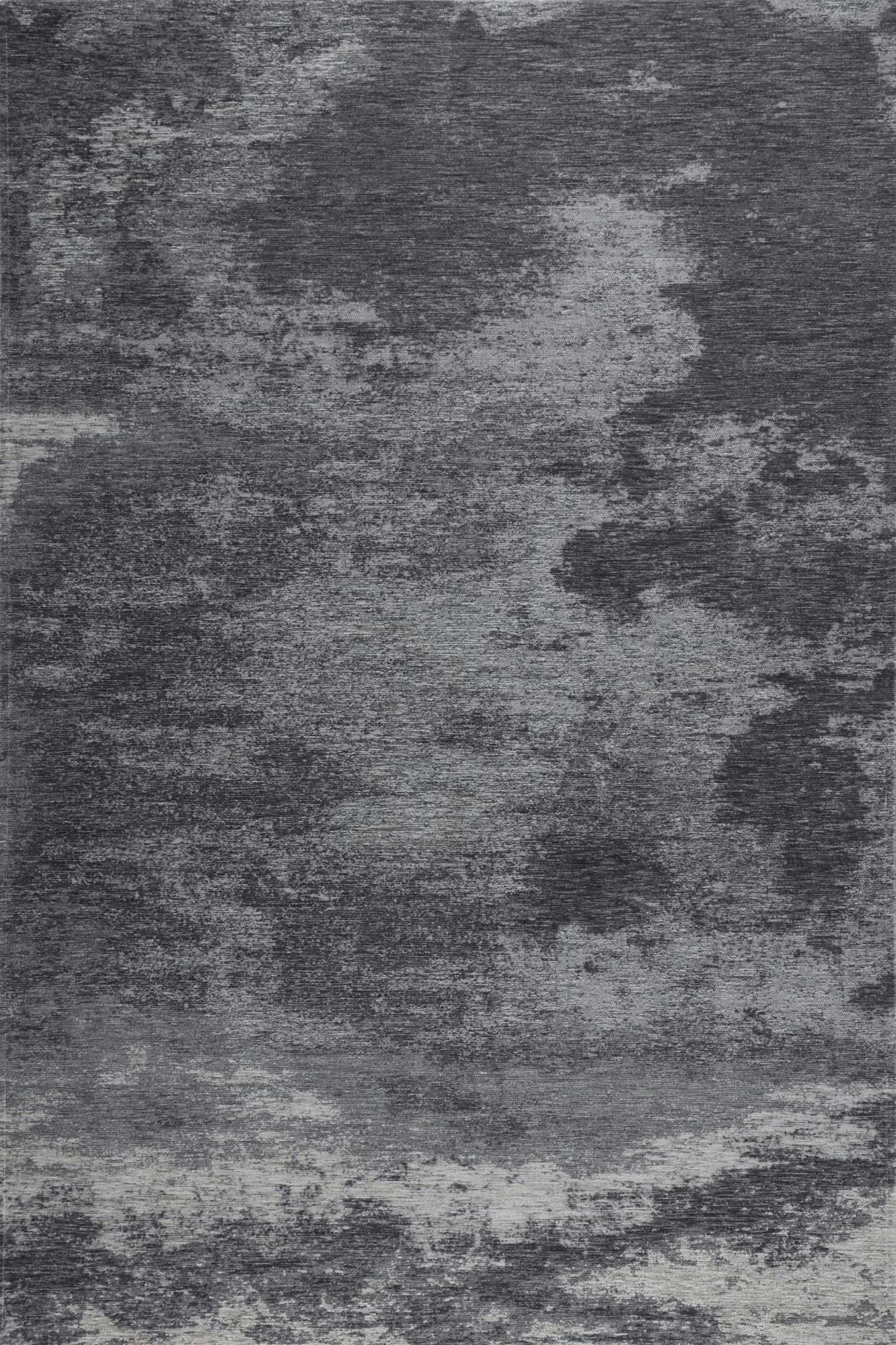 HERITAGE - Tapis moderne brillant tissé machine anthracite 155x230 cm