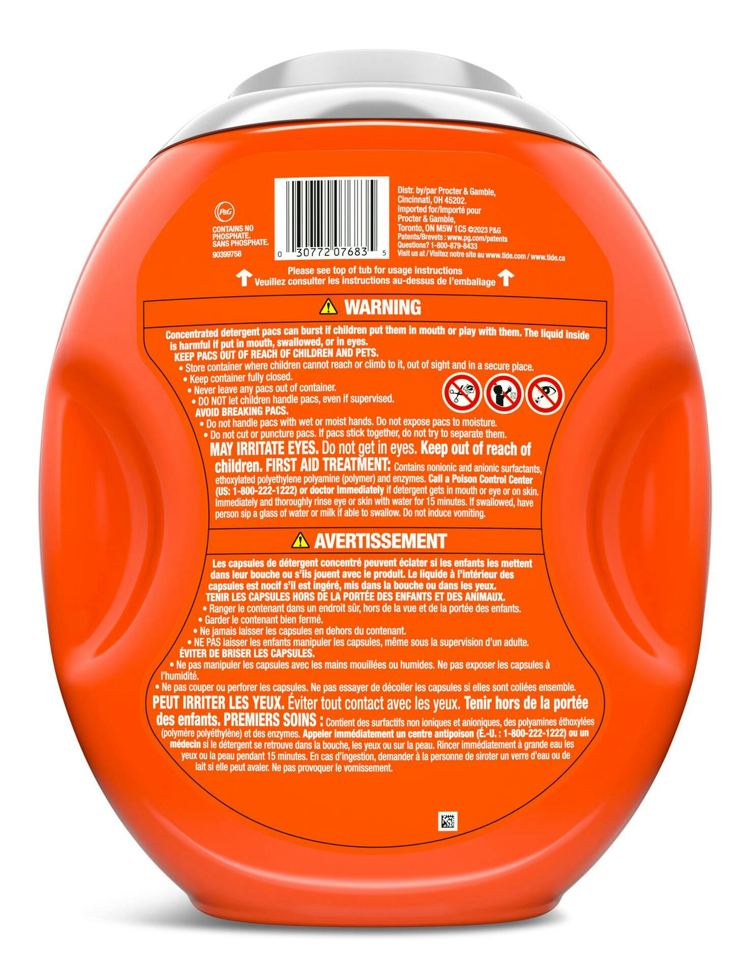 Tide Power Pods Laundry Detergent Pacs with Febreze Sport Freshness, 48 Count
