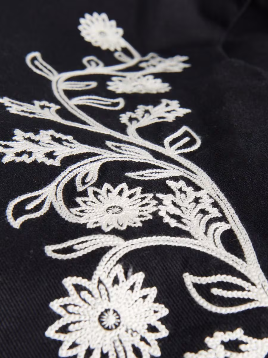 Vest With Embroidery Detailing