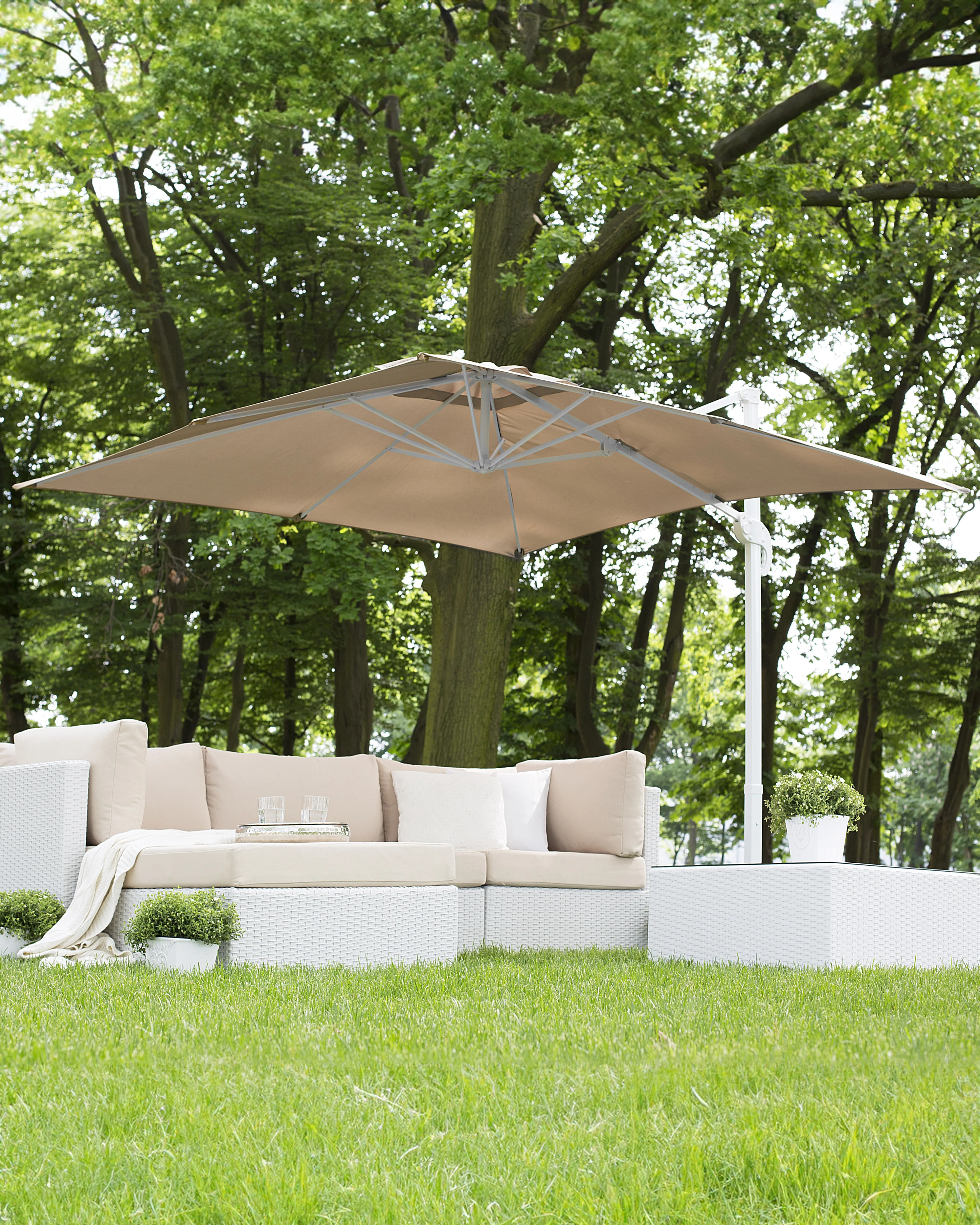 Cantilever Parasol 250 cm MONZA Sand Beige