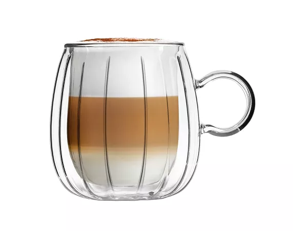 Kpl. 2 szklanek termicznych z podwójną ścianką 350 ml Vialli Design - Tulip 8814