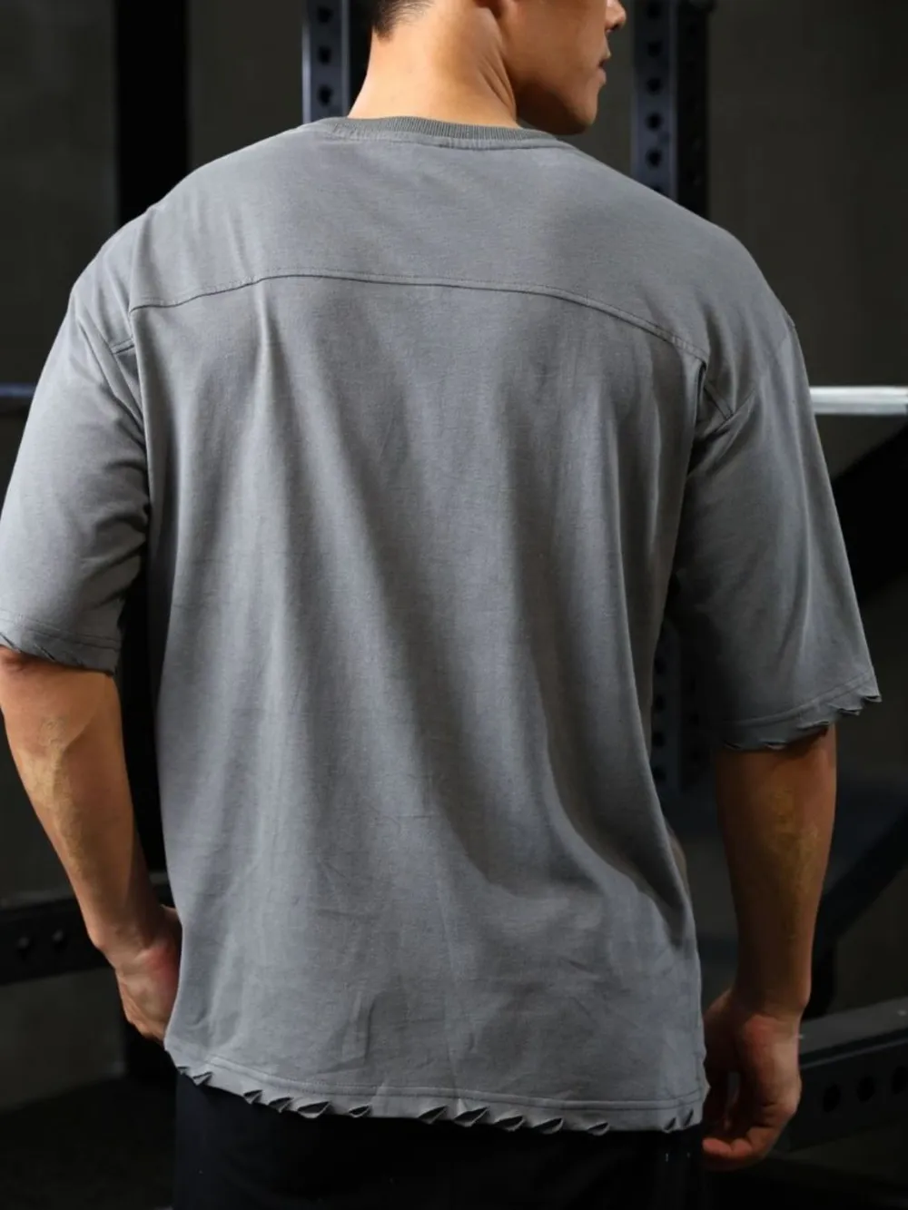 Men's Plus Size Round Neck Half Sleeve T-Shirt