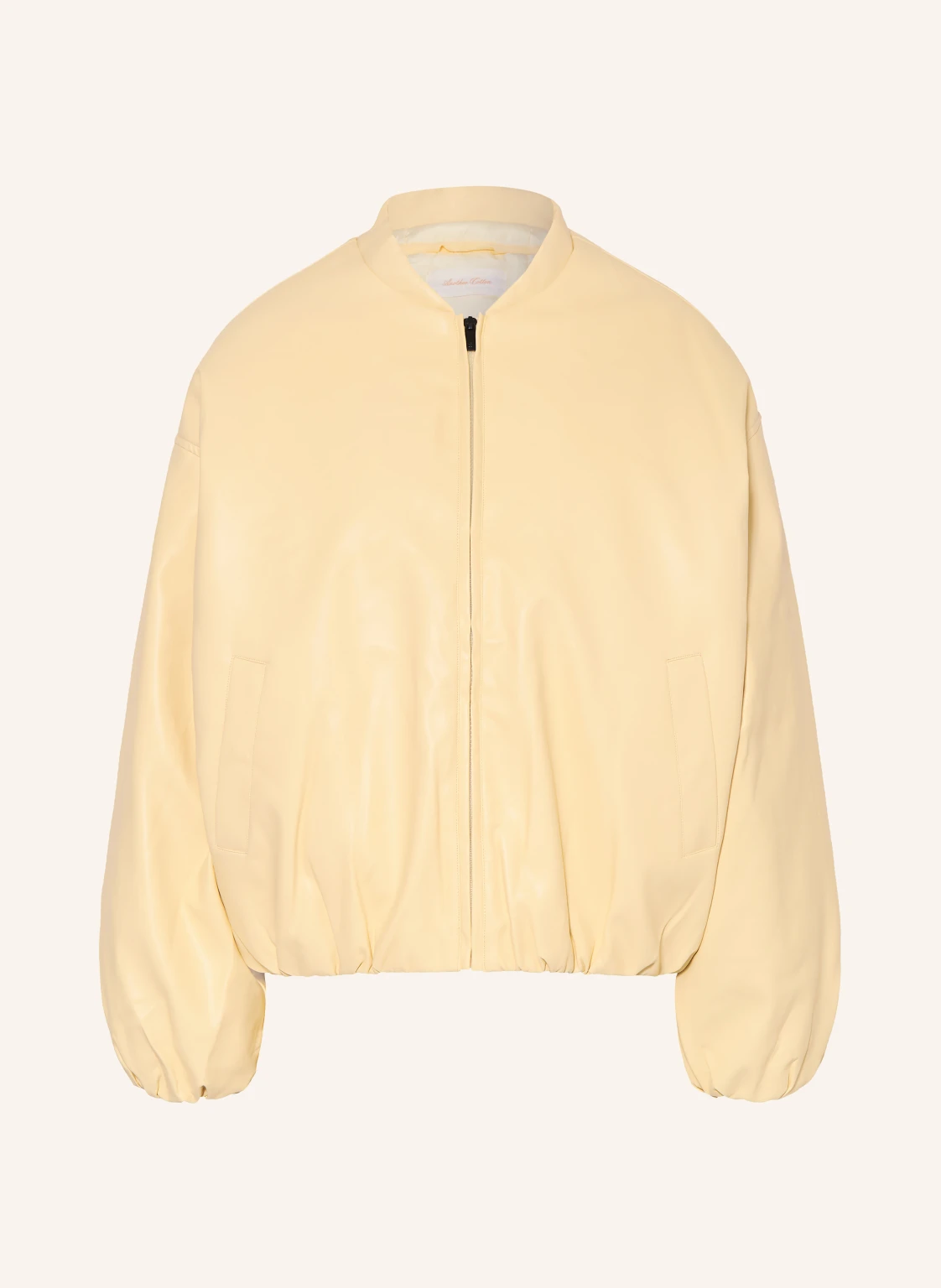 another COTTON LAB Blouson in Lederoptik