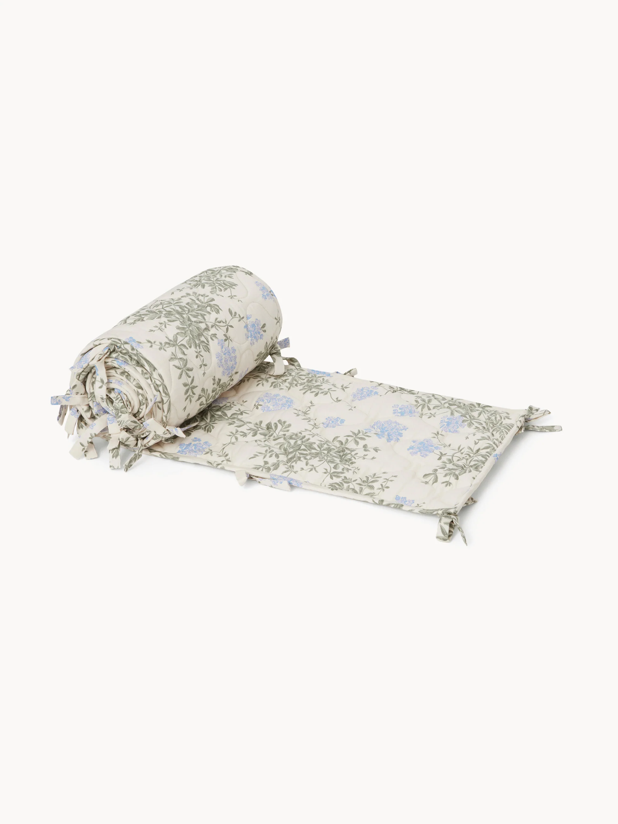 Babybettumrandung Plumbago aus Baumwolle