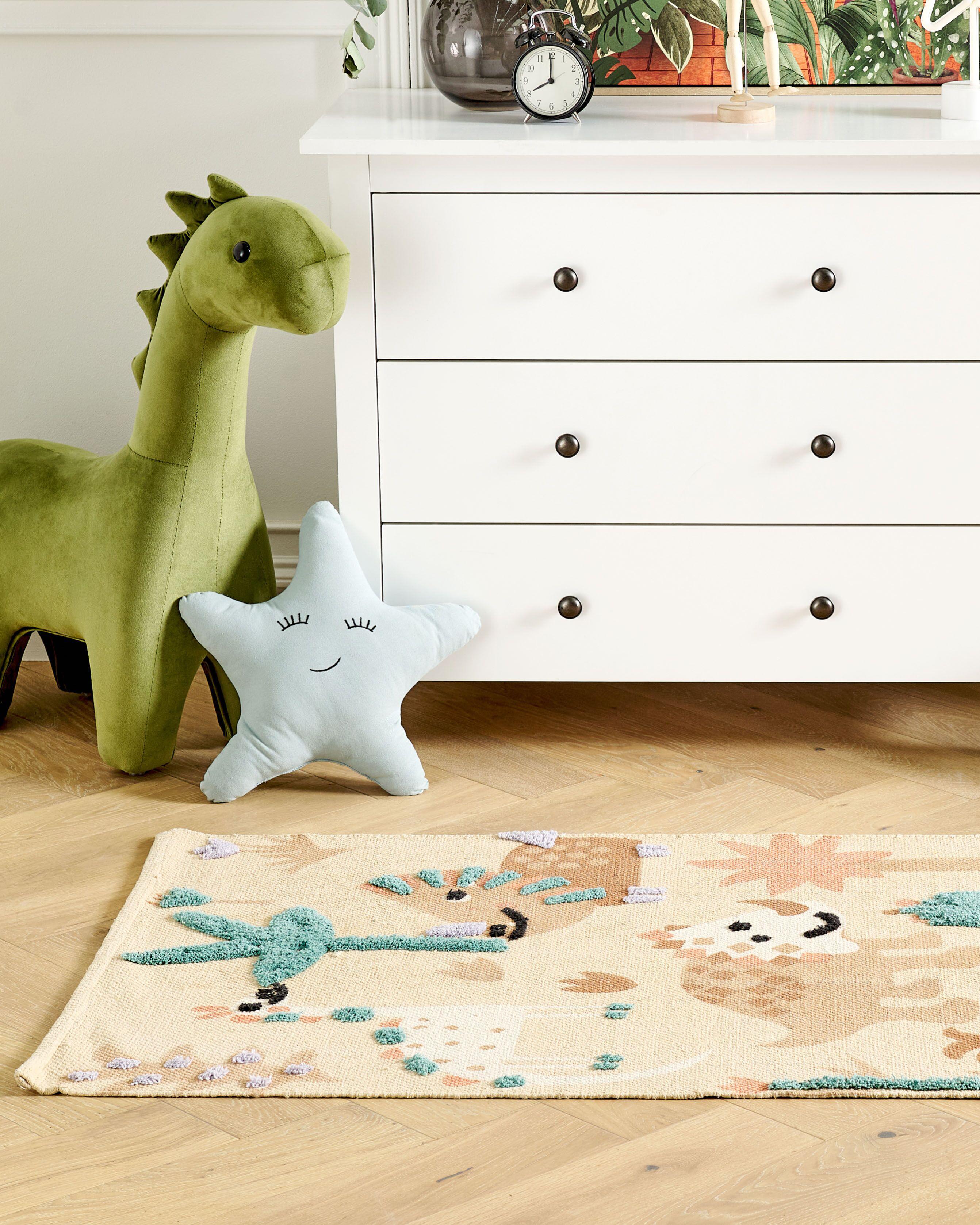 Kids Rug STABAT Multicolour 80 x 150 cm Cotton