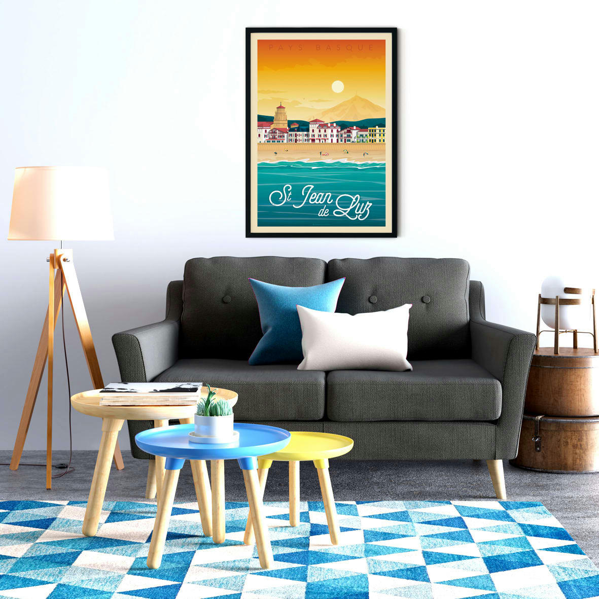 - Affiche Saint-Jean-de-Luz  50x70 cm