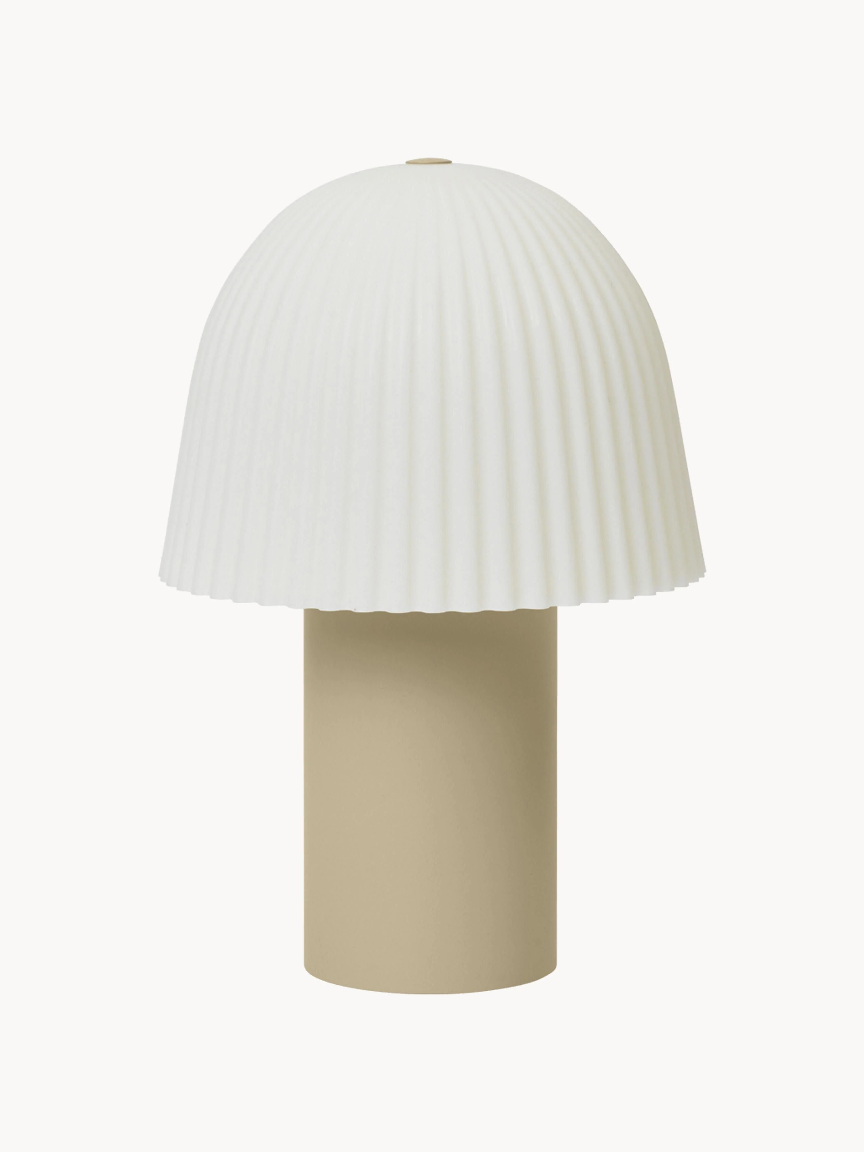Kleine mobile LED-Tischlampe Frill, dimmbar