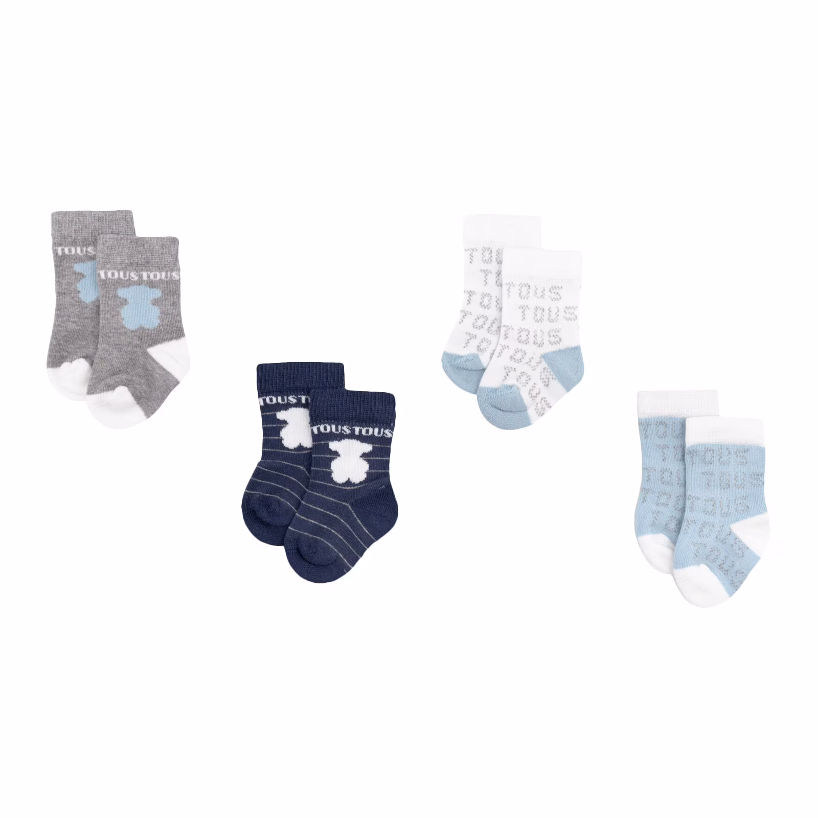 Pack 4 calcetines Sweet Socks Azul celeste