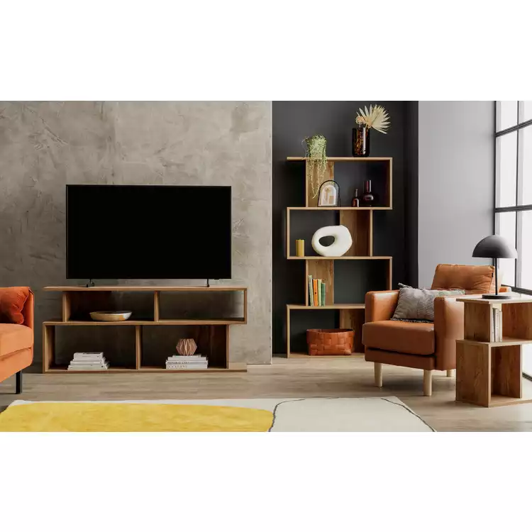 Habitat Nomad Blocked Bookcase - Oak