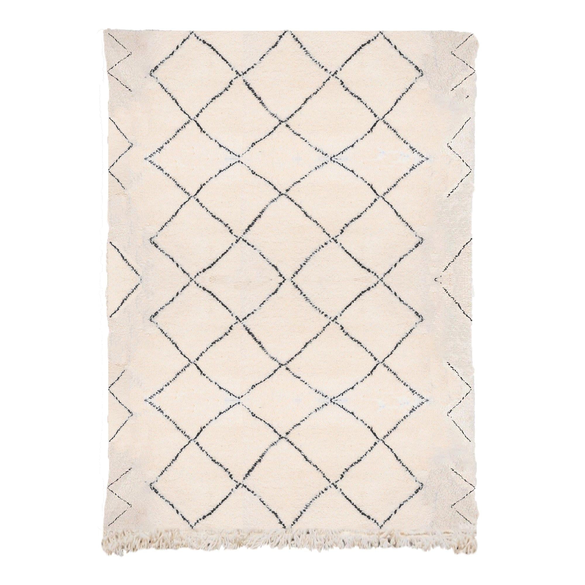 AFK Living vloerkleed Berber - handgemaakt - Wol - 80 cm x 240 cm