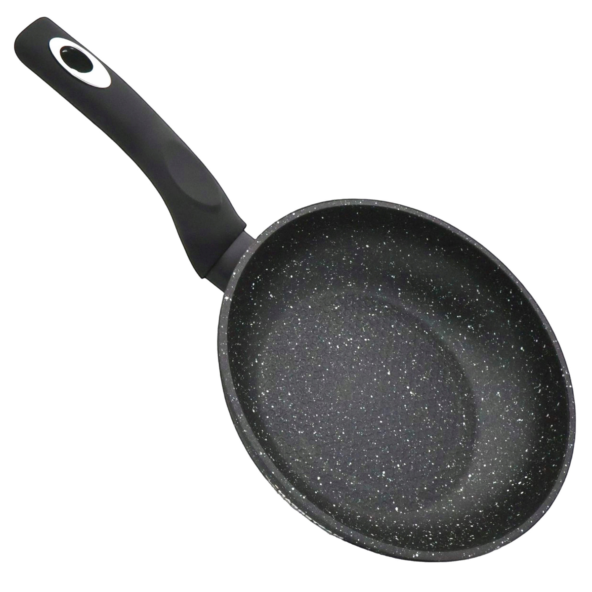 Patelnia Granitowa 20 Cm Plaster Miodu Indukcja Gaz 1.0L
