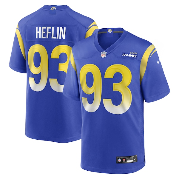 Jack Heflin Los Angeles Rams Nike Team Game Jersey -  Royal