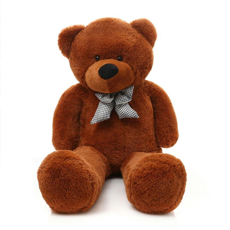 - MeowBaby® TEDDY Ours en peluche géant 200 cm Marron foncé