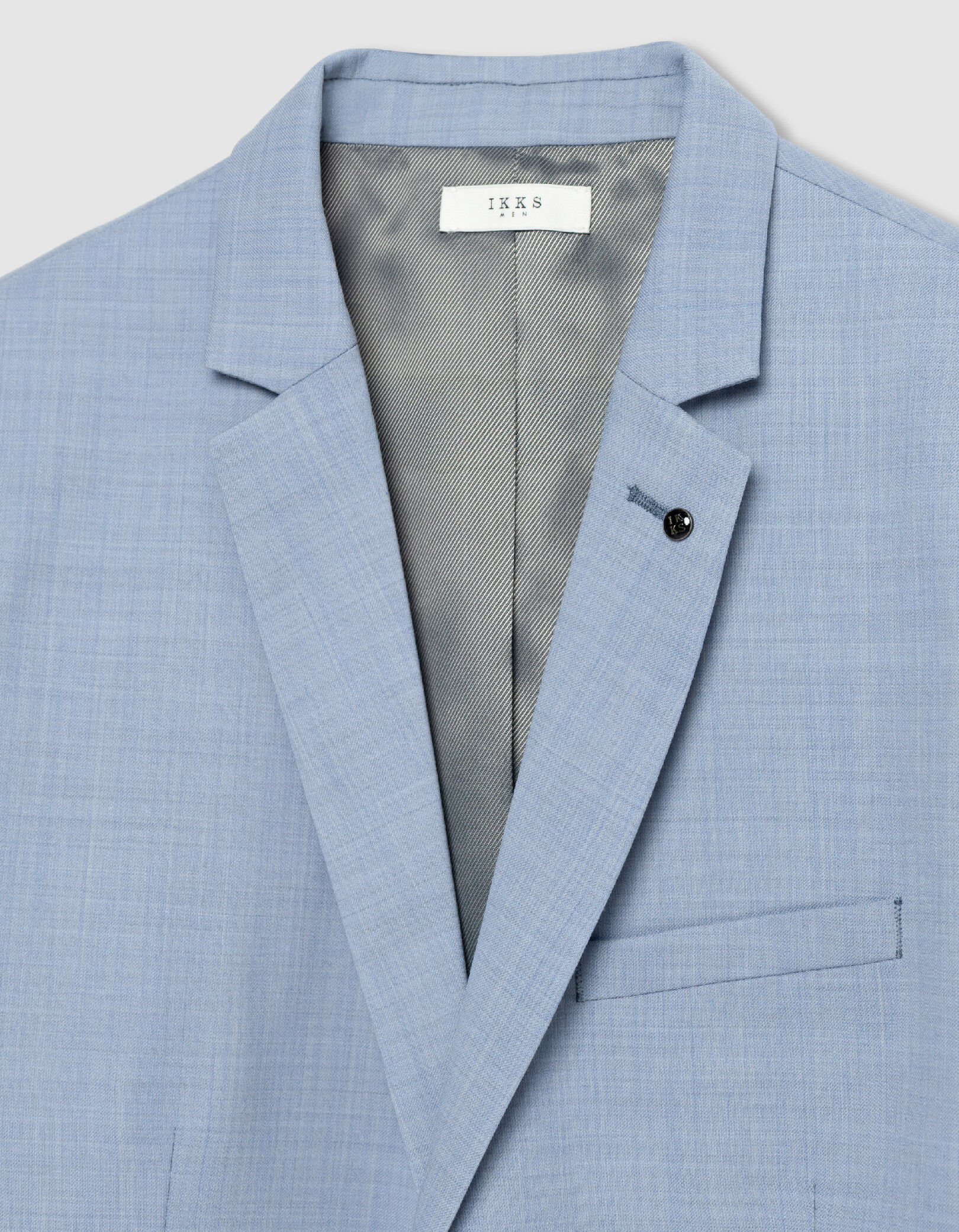 Veste de costume bleu ciel faux-uni TRAVEL SUIT Homme