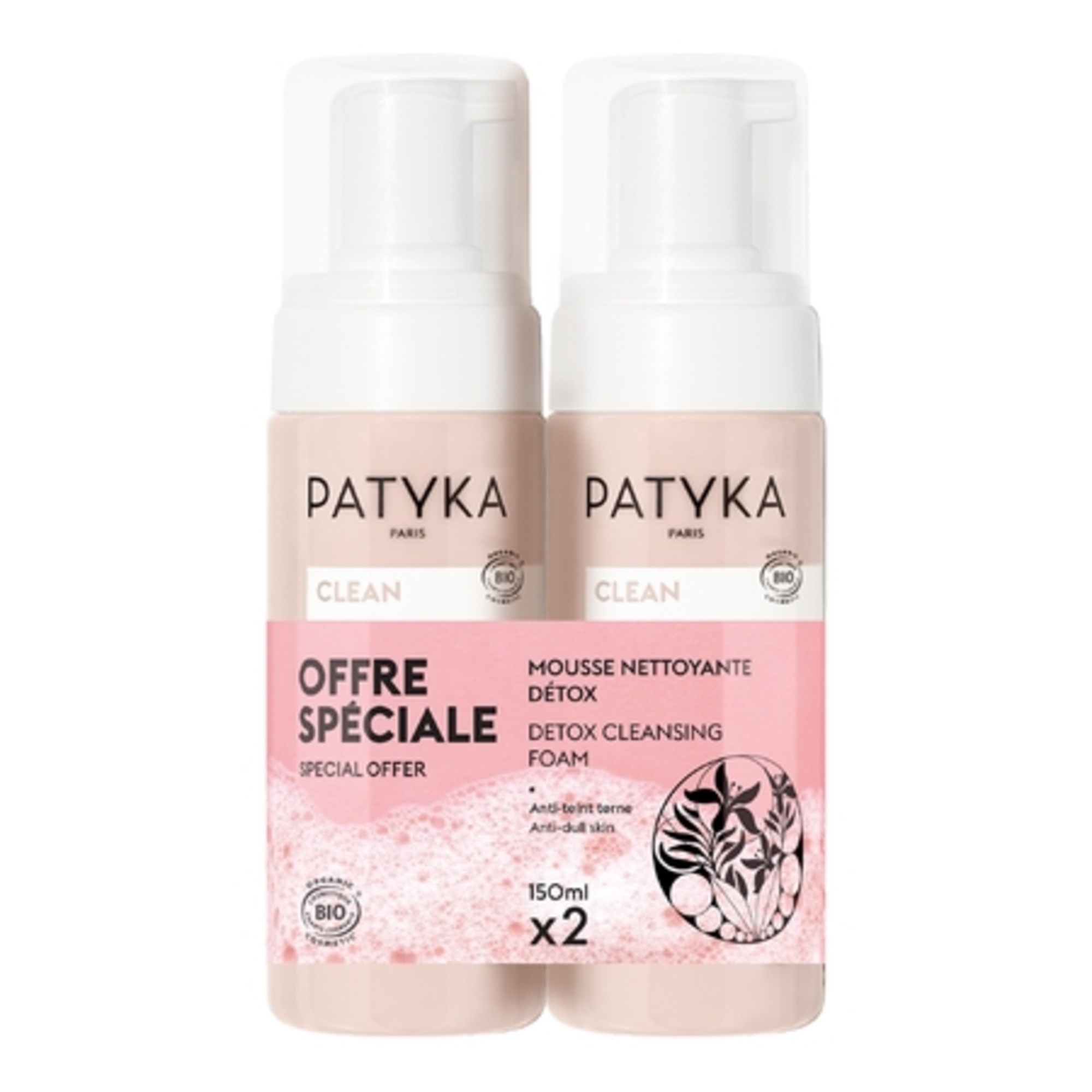 CLEANDuo mousse nettoyante détox