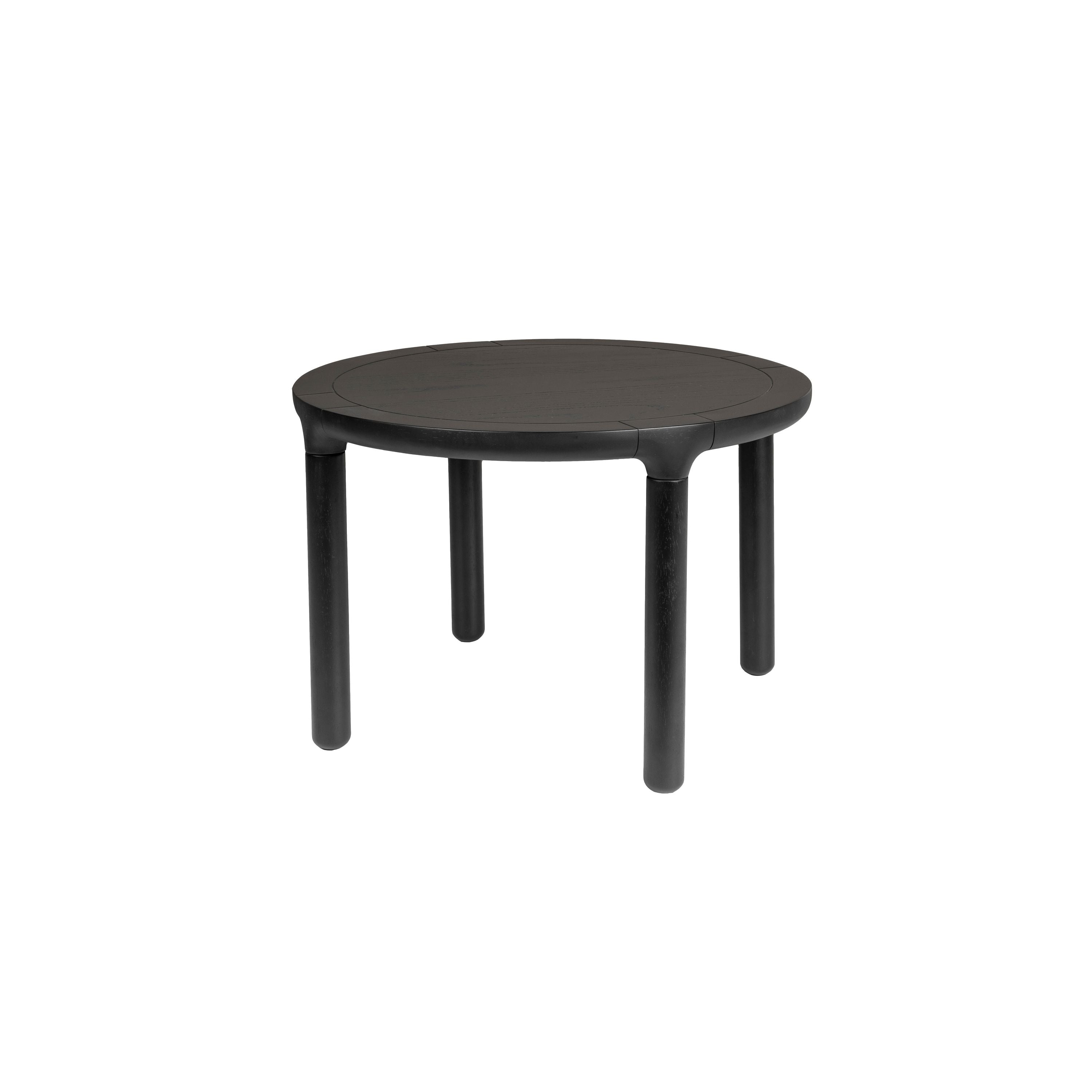 Zuiver Storm Salontafel Rond 60 cm Hout Zwart