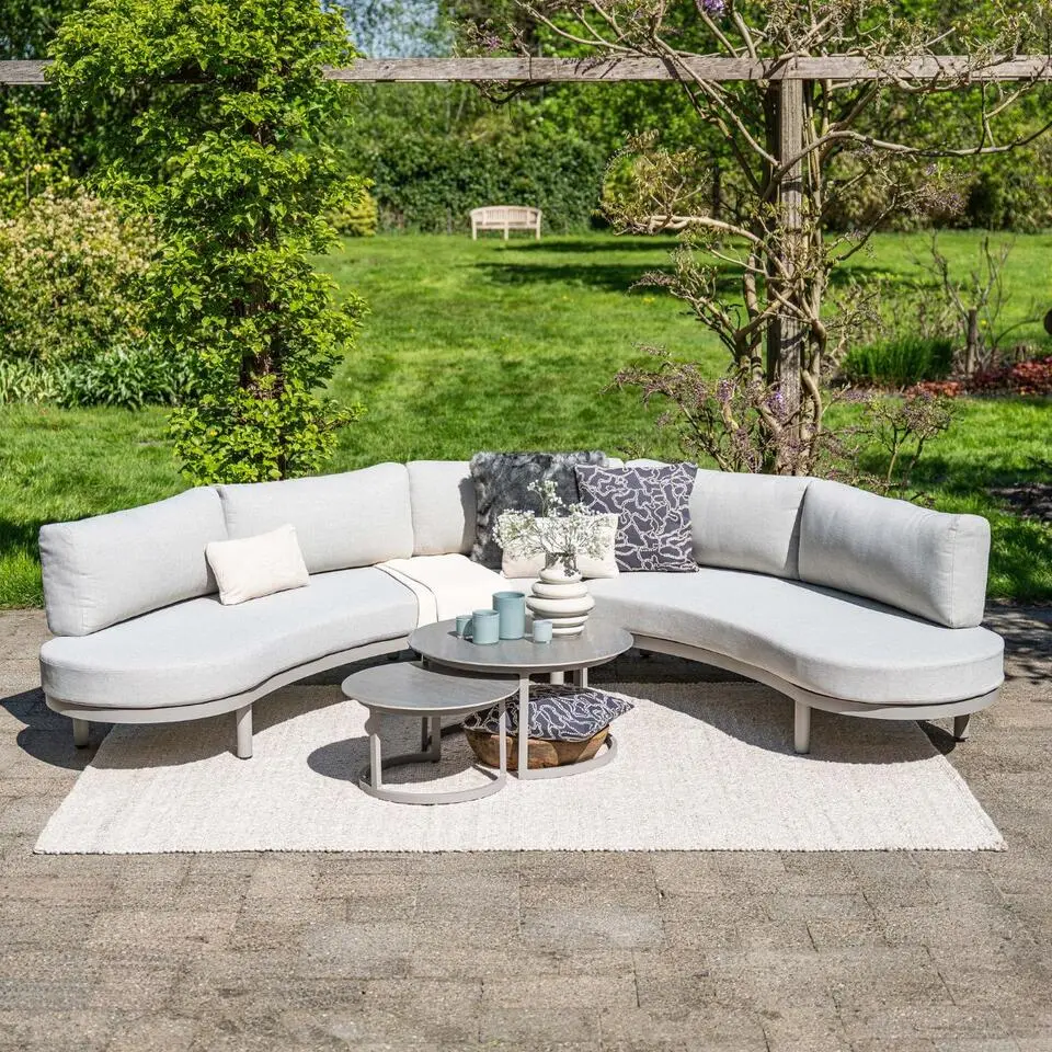 Monte Carlo lounge tuintafel - &Oslash;80xH40 cm - taupe