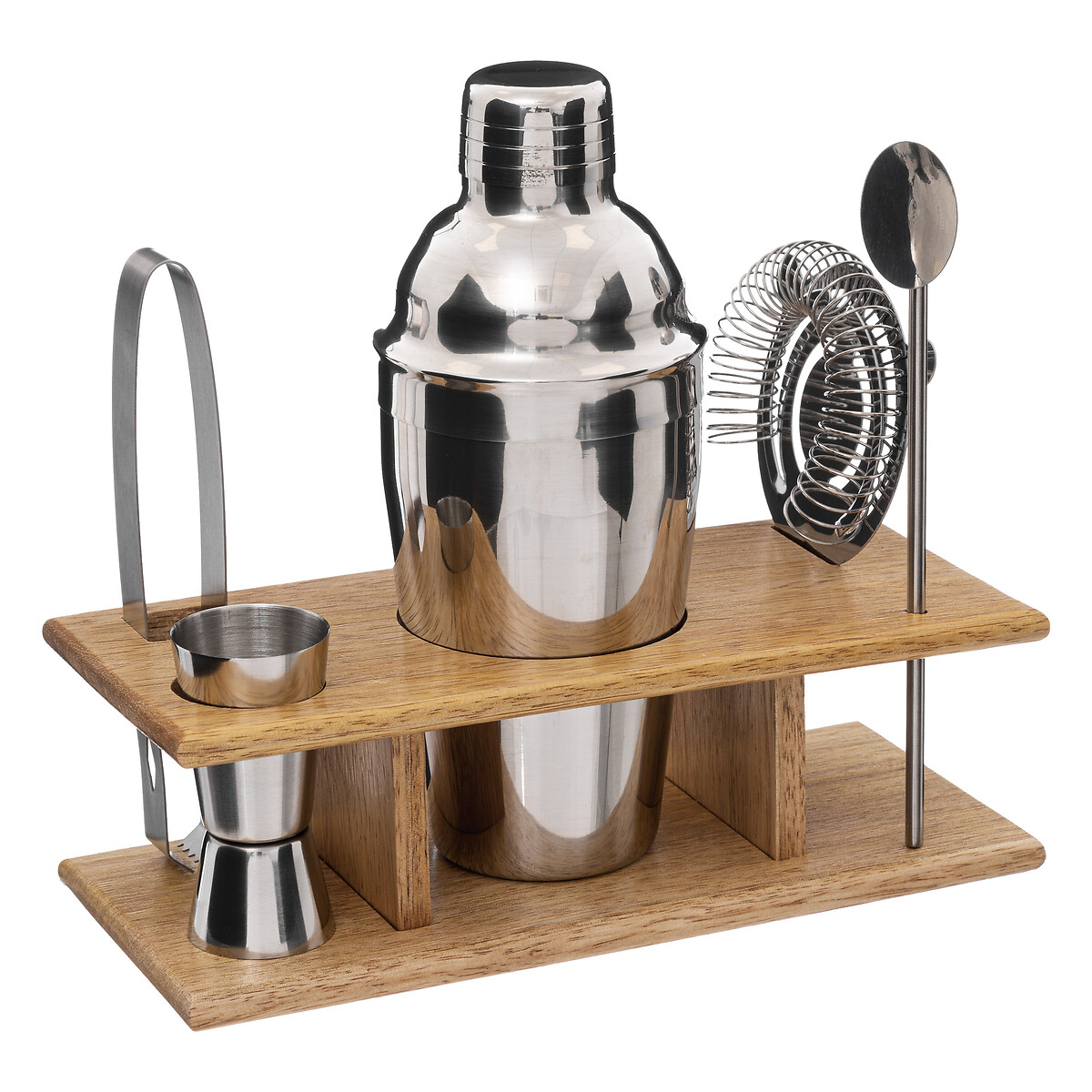 Conjunto de 6 peças para cocktail em inox