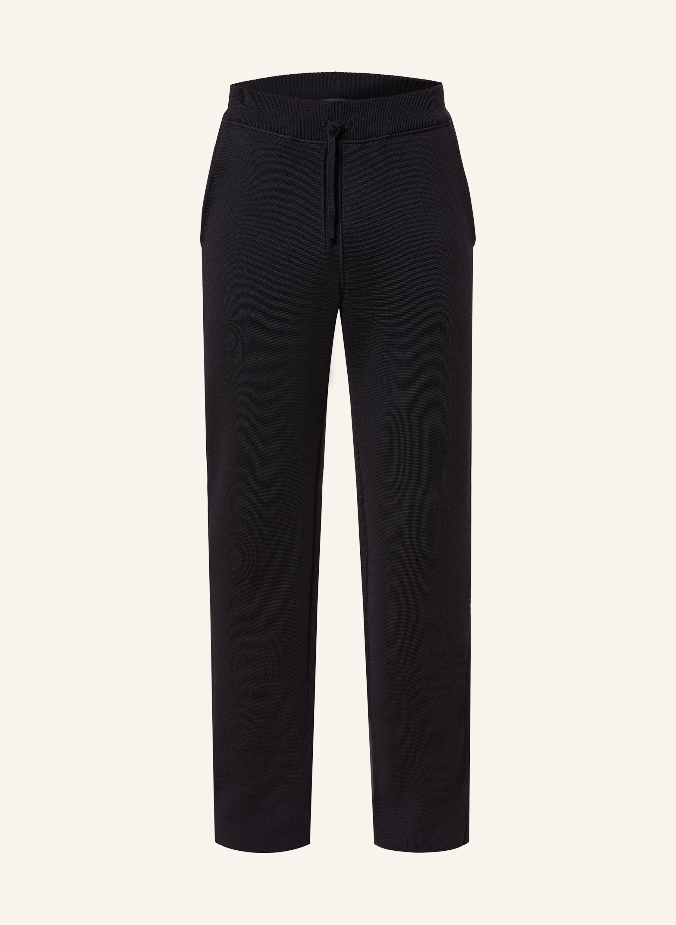 MAERZ MUENCHEN Piqué-Strickhose im Jogging-Stil Regular Fit