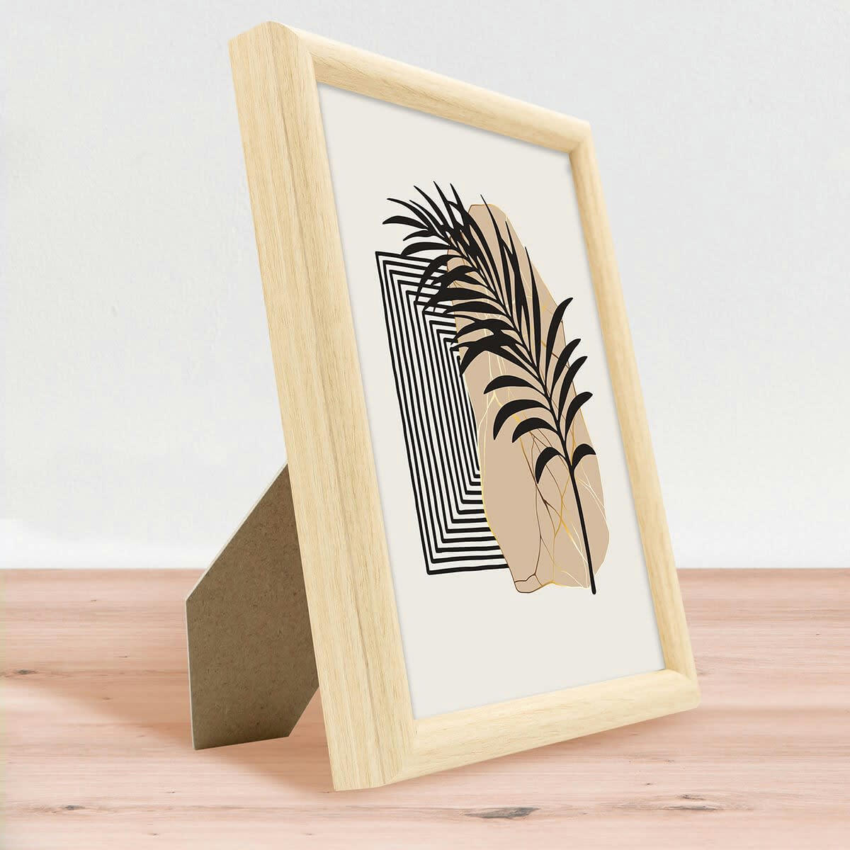 SHELTER - Cadre photo baguette arrondie brut 18x24 cm résine recyclée