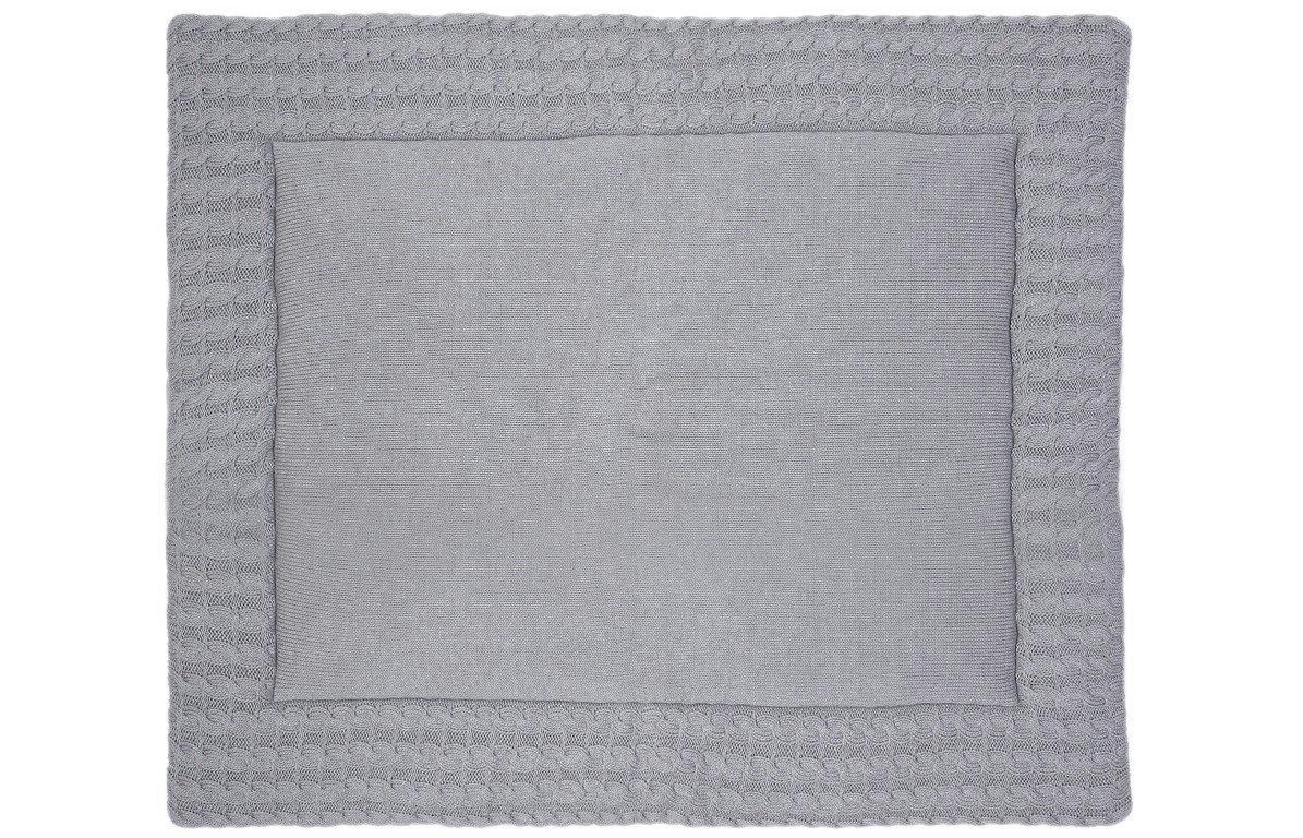 - Tapis de parc pour bébé tapis de jeu en coton gris
