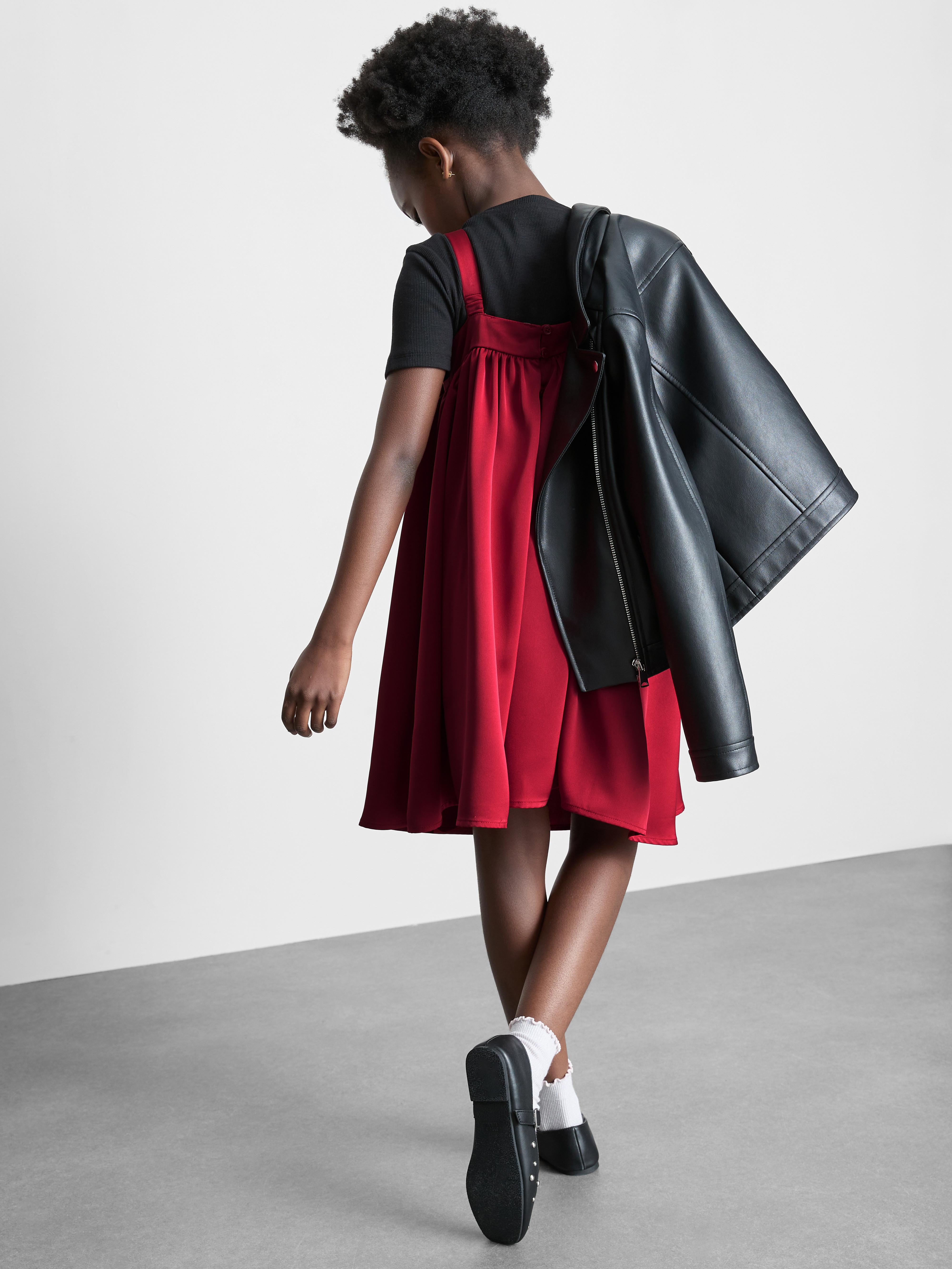 7-15yrs | Satin Bow Dress