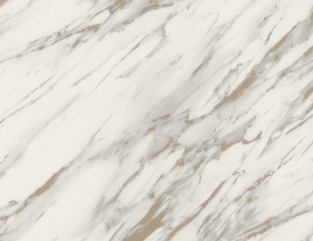 Papiertapete Marmor Grau, Gold