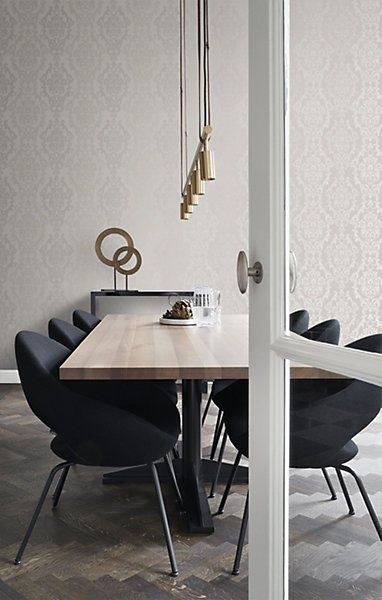 Origin Wallcoverings papier peint ornement taupe 53 cm x 10.05 m