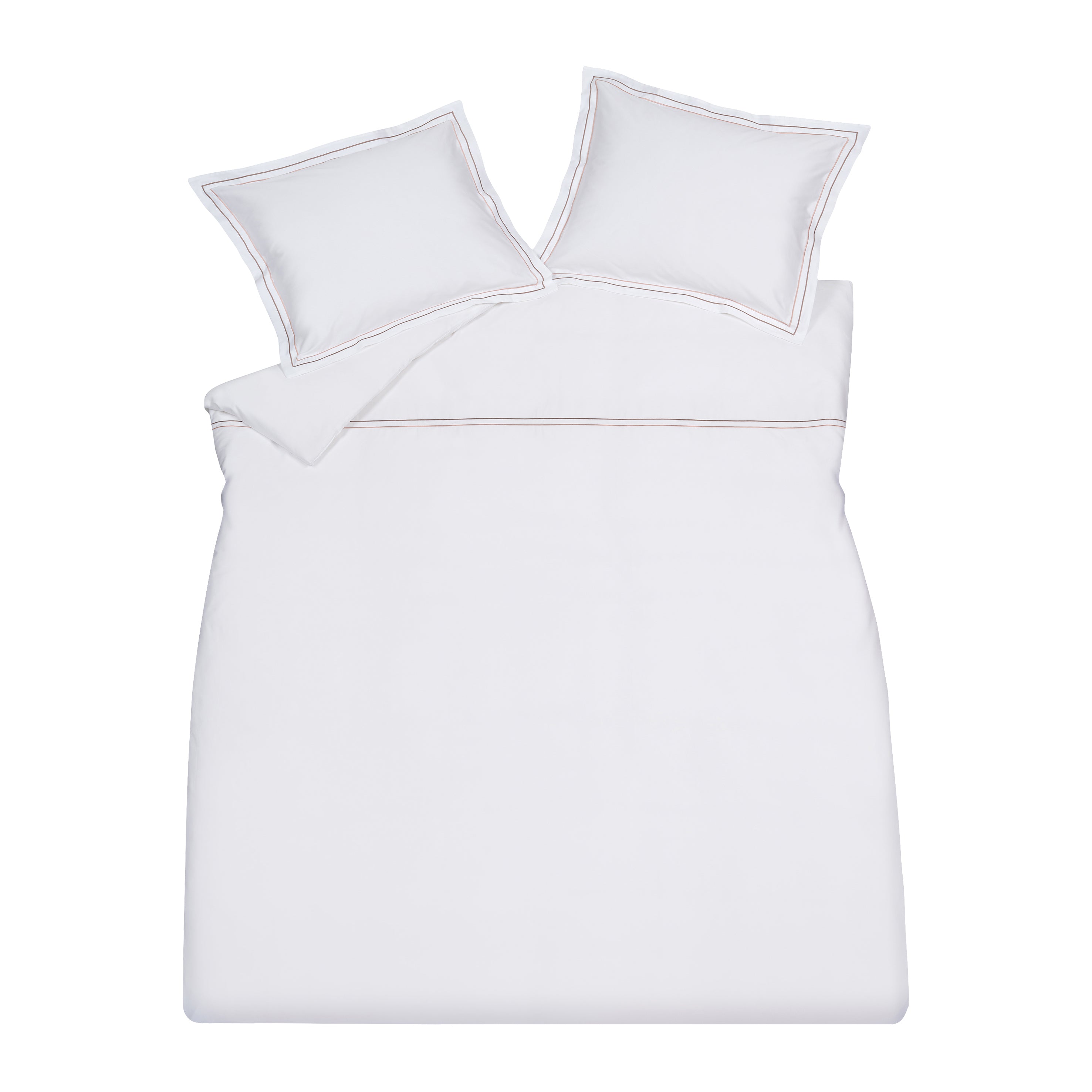 Vandyck Purity Napels Dekbedovertrek 200 x 200/200 cm - Rosewood