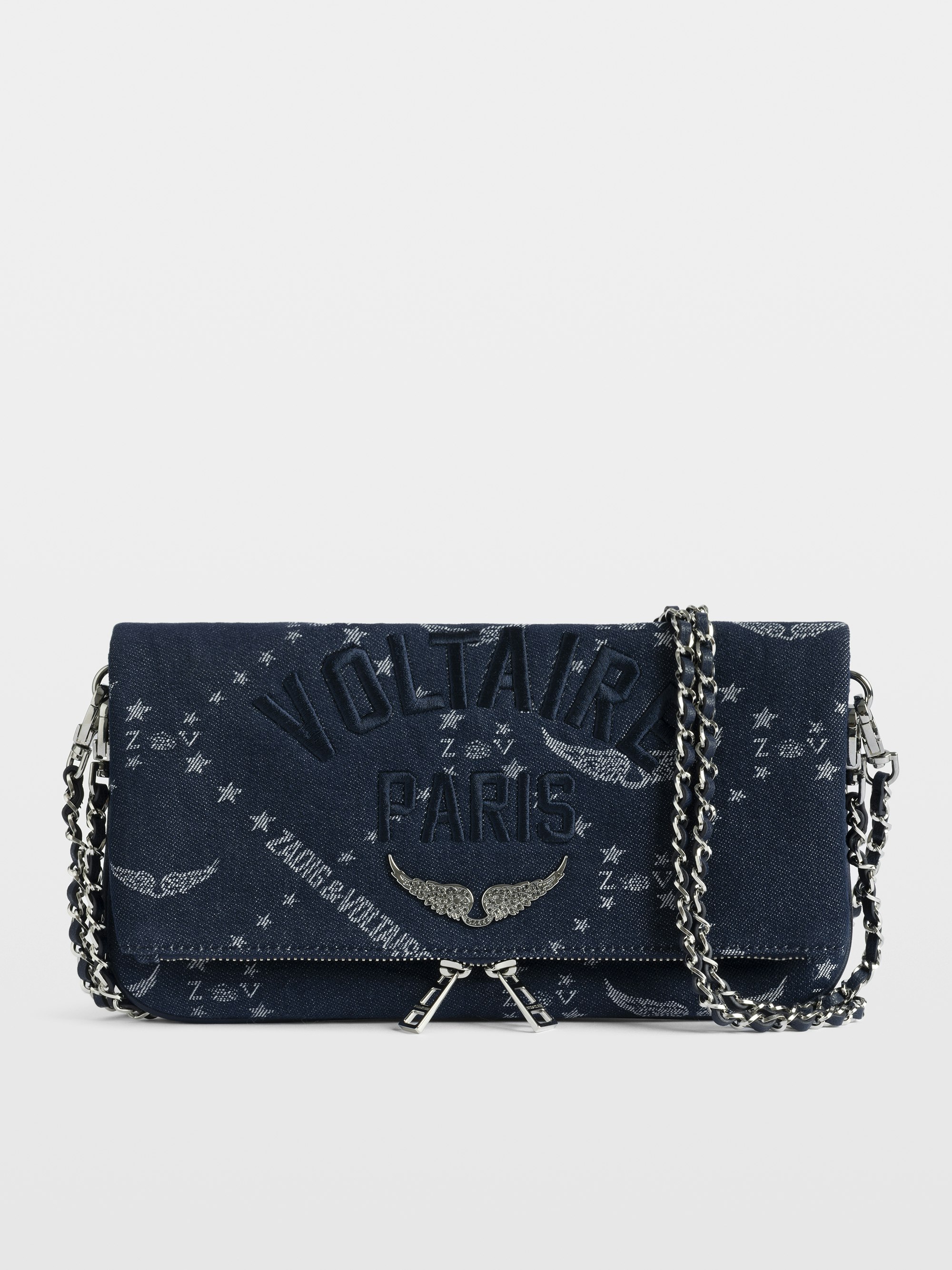 Pochette Rock Denim Monogram