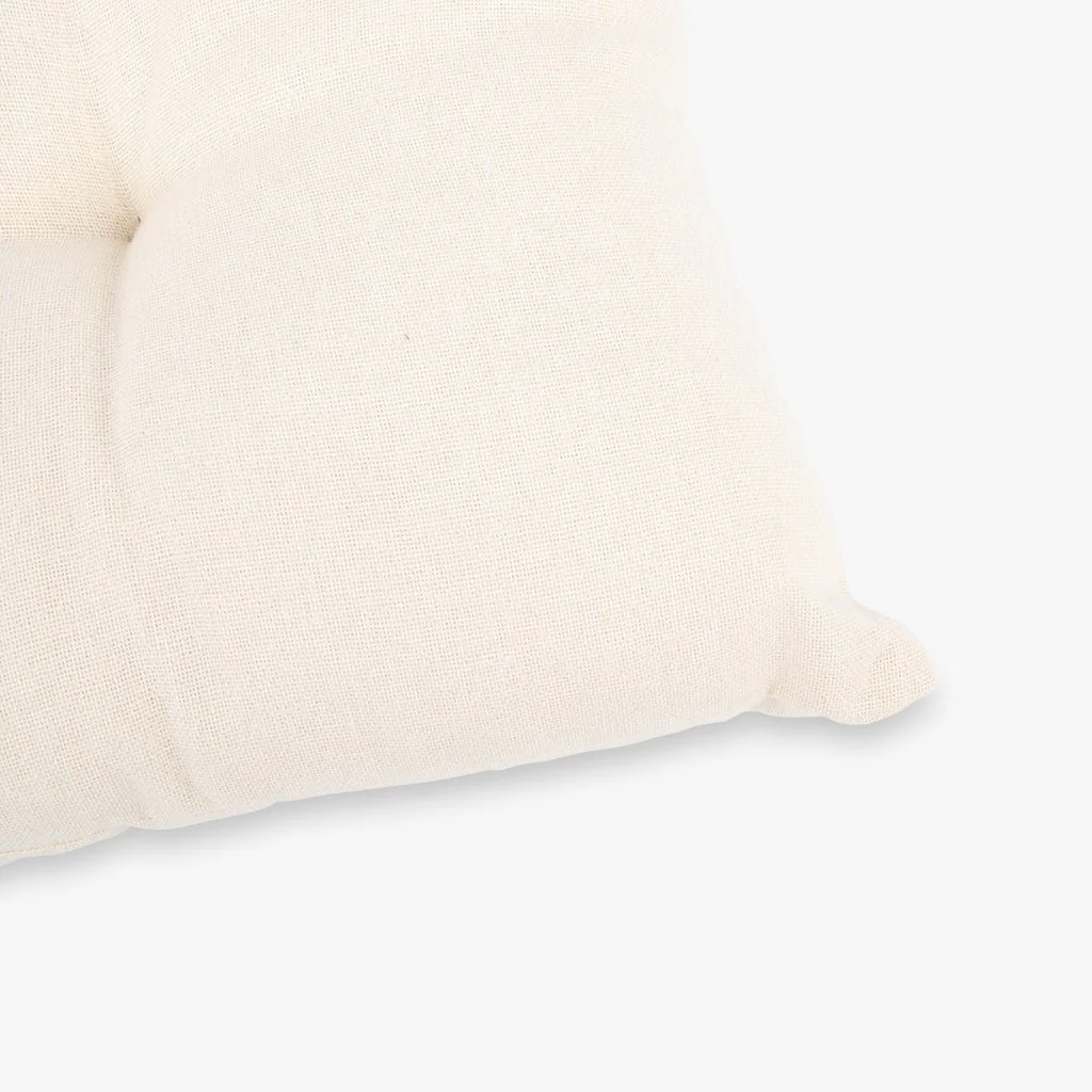 Almofada para Cadeira Algodão Bege 4EVERYDAY