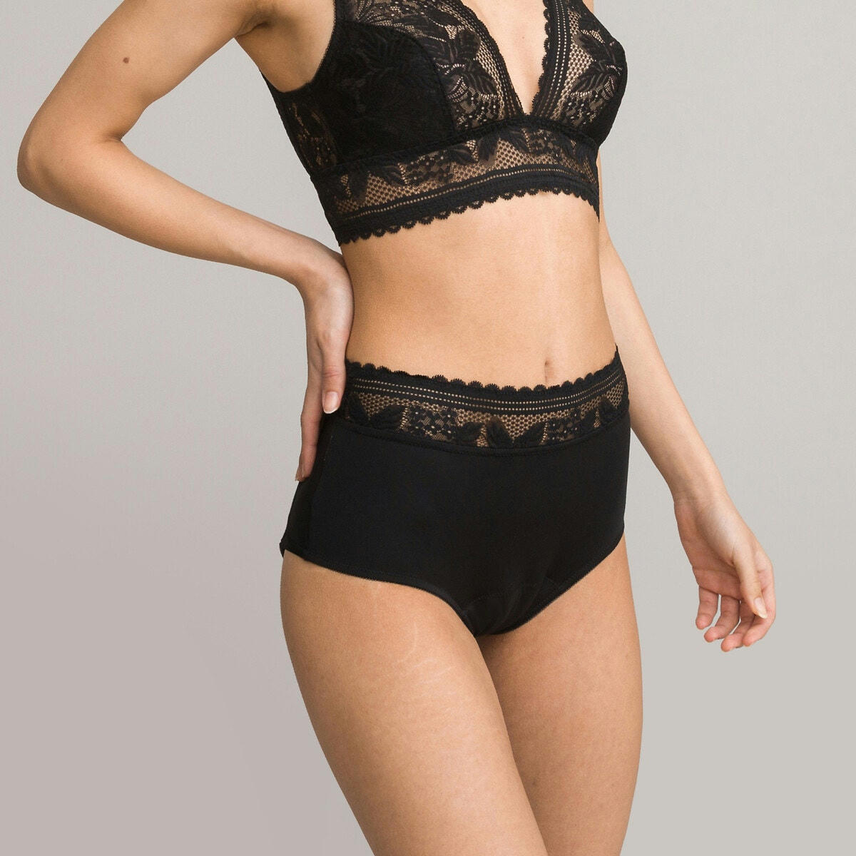 Culotte haute menstruelle Signature, flux abondant