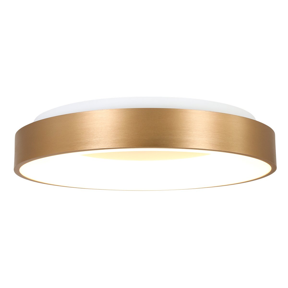 Steinhauer plafondlamp Ringlede - 1 lichts - 48x 9 cm - goud
