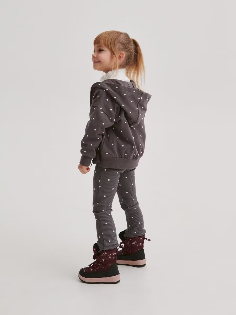 Polka Dot Cotton Rich Leggings