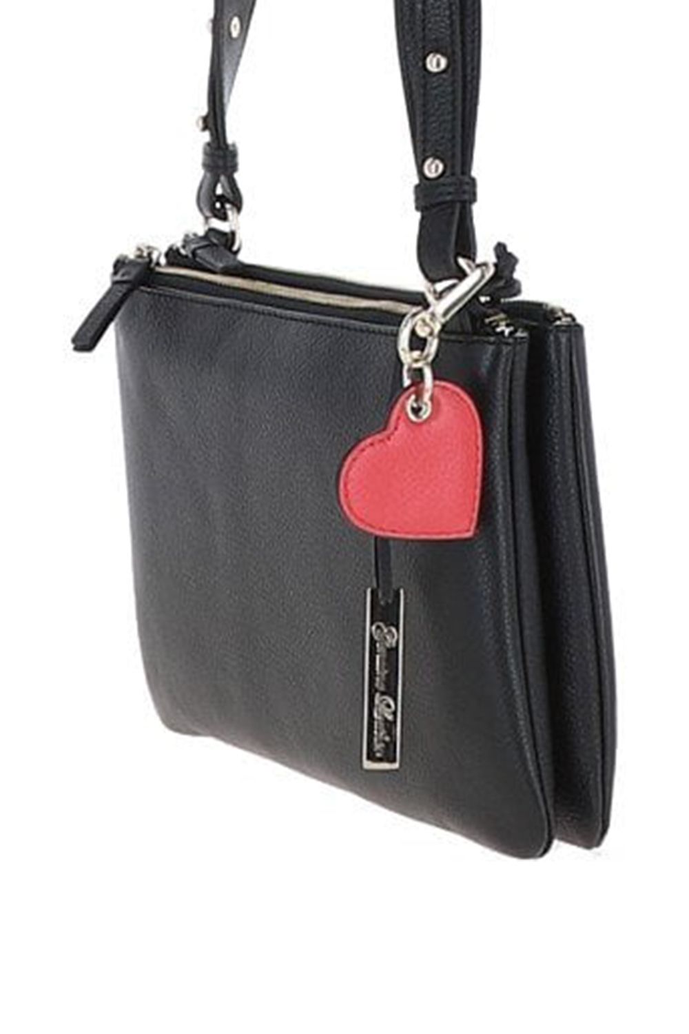 Ashwood Leather Squisita' Two Sections Real Leather Shoulder Bag