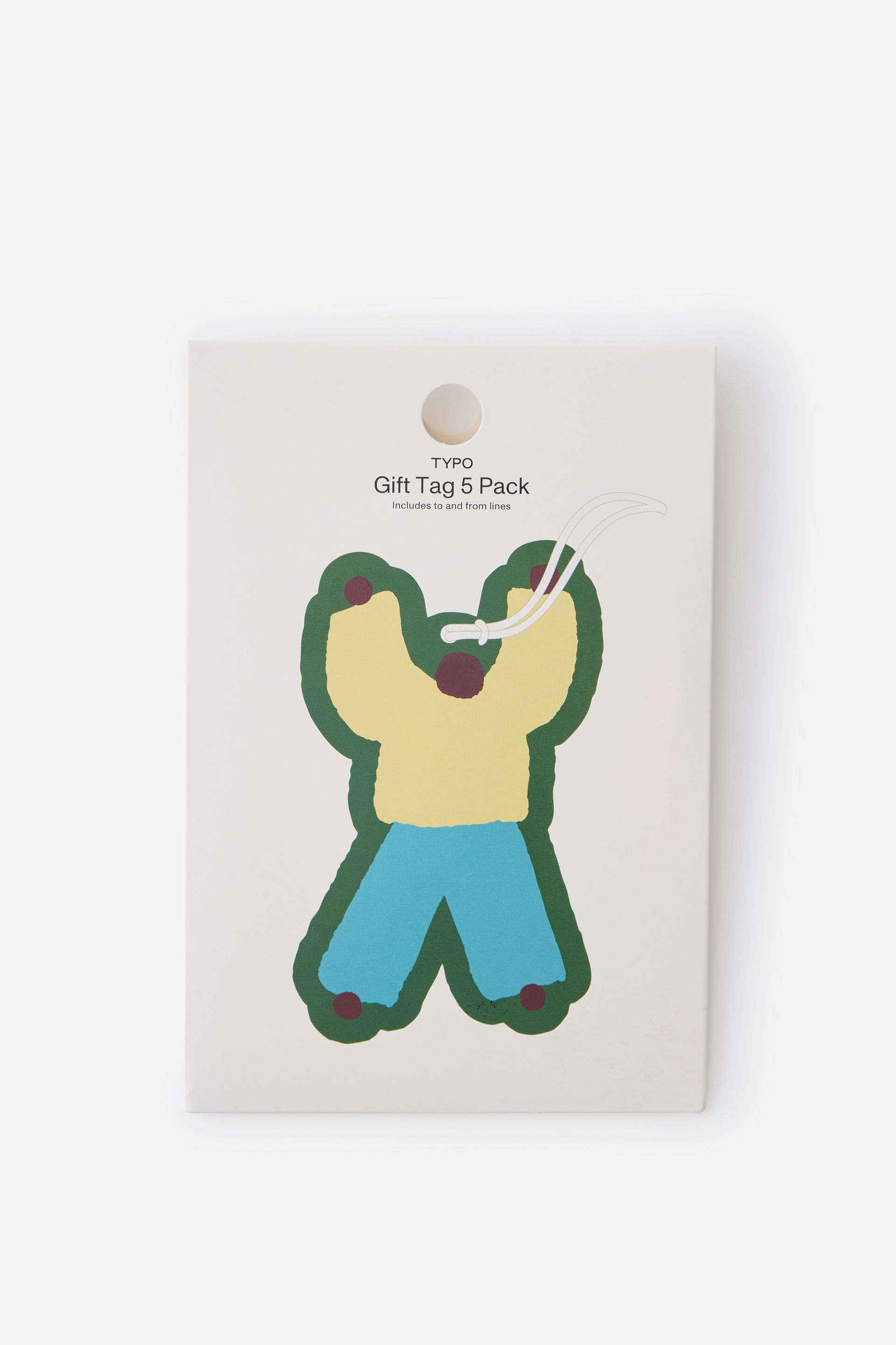 Die Cut Gift Tag 5Pk